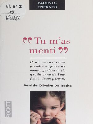 cover image of Tu m'as menti